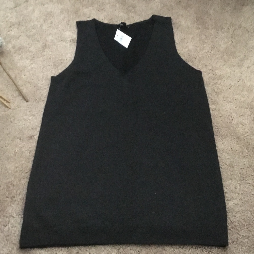 Ann Taylor Sparkly Black Top
